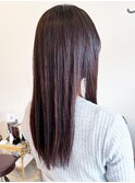 20代30代大人可愛い髪質改善カラーショコラブラウン艶感透明感