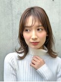 大人かわいい外ハネスタイル
