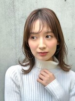 フラミューム 小田原(flammeum) 大人かわいい外ハネスタイル