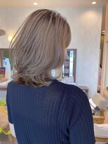 ヘアメイク ミチ 富田店(HAIRMAKE MICHI)&nbsp;【MICHI 富田店　古作蓮】ハイトーン　アッシュ　レイヤー