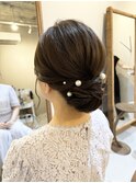 ふんわり大人シニヨン＊