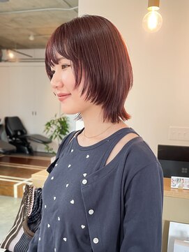 サロン シー(salon sea) sea ヘアカラー レッドブラウン