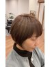 カット+白髪ぼかしハイライト　￥24500