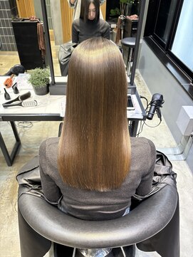 アンフィニー 仙台(ANFINI) 美髪縮毛矯正レイヤーカットフェミニンロング似合わせカット着物