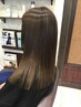 [おすすめカラー]髪質改善つやカラー+カット+トリートメント12800→10800
