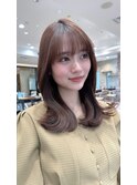 ◎大人綺麗なスタイル　顔まわりカット　セミロング　ロング