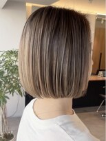 ソワネ 表参道(soigne)&nbsp;表参道大人ショートボブ顔周りレイヤーカットくびれショート40代