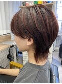 マッシュウルフ×レッドブラウン