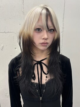 ベレーザ 渋谷(BELEZA) 14821ブリーチ＆ダブルカラーニュアンス金髪ホワイトブロンド