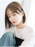 20代30代40代　顎下ボブ　ぷつっとボブ
