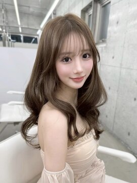 フォンズ(FONS) 透明感くすみベージュ/艶カラー/韓国くびれヘア/顔周りカット