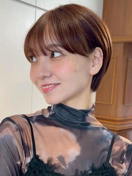 ロンドリメゾン 原宿(Lond re Maison.) 暗めカラー/ショートボブ/マロンベージュ/くすみベージュ/原宿