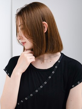 エインアンリー 表参道(AIN.ANLY.) ☆暗めカラーグランマッシュデザインカラーフェイスフレーミング