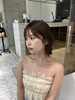 ロンドルピナス 小倉(Lond Lupinus) 黒髪カタログ/オリーブグレー/ココアベージュ/小顔に見せるヘア