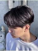 MEN’S HAIR/波巻きツイストスパイラル/リバースセンターパート