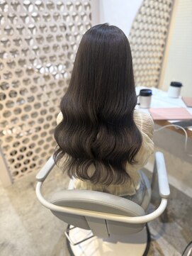 ヌー 栄(nuu) 【Mayuno】ブリーチなしダブルカラー/柔かグレージュ