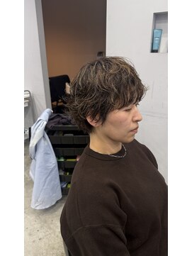 ヨーロ(yolo) ショート×ニュアンスパーマ