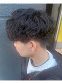 MEN’S HAIR/波巻きツイストスパイラル/フェザーパーマ/都島/J