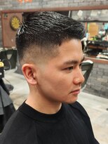 フォーコーナーズカットショップスリーセント 栄(FourCornersCutShop 3/cent)&nbsp;フェザーアップ/スキンフェード/フェードカット