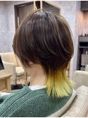 ○インナーカラーウルフスタイル○