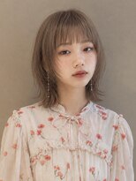 ソレイユトウキョウシブヤ(SOLEIL TOKYO shibuya) ハイトーン×ミルクティベージュの柔らか優しげネオウルフ