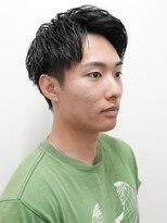 ヨファ ヘアー(YOFA hair)&nbsp;メンズカットアップバングツーブロックマッシュショート0705