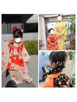 美容室ゆふー&nbsp;七五三着付けとヘアメイク