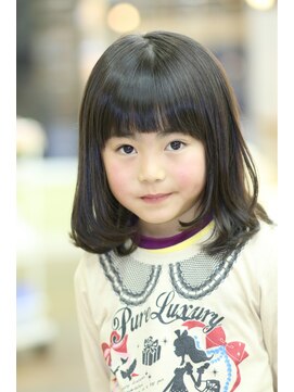 アッシュ 仙川店(Ash) オンザ眉毛でもっとカワイイをさらけ出す☆キュートキッズボブ