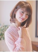 ☆月曜営業☆ojiko.ツヤツヤ大人可愛い耳掛け小顔ミディ
