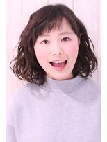 アラワラブルー(arrawarra blue)&nbsp;ボブパーマスタイル/20代/30代/40代/50代/倉敷駅/白楽町