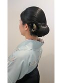 卒業式のフォーマルな袴とヘアセット