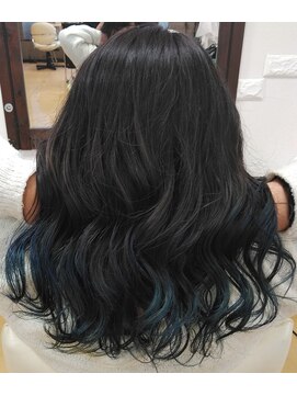 ヘアーズ ベリー 小林店(hairs BERRY) ブルーグラデーション