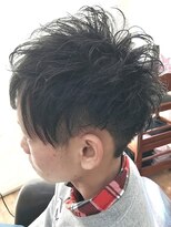 ウェーヴ アズシュガー 浜松佐藤店(wave as sugar)&nbsp;〈wave佐藤〉メンズパーマ束感ツーブロックマッシュ