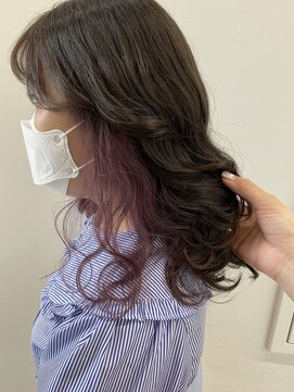 アライブ キチジョウジ(ALIVE Kichijoji) 韓国風インナーカラー/イヤリングカラー×ラベンダーカラー