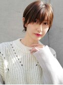 王道丸みショートボブ