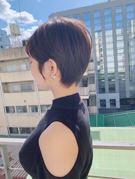 ロンド ストラーダ 心斎橋(Lond strada) ショート×ハイライト白髪ぼかし×シルキーベージュ[心斎橋]