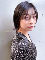 ローランド(Rowland)&nbsp;ボブ☆切りっぱなし☆ハイライト☆グレージュ☆シースルーバング