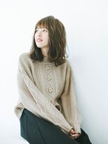ヴォーチェ フォーヘアー(VOCE for hair)&nbsp;大人かわいいシースルーバングくせ毛風小顔カラー♪20代30代40代