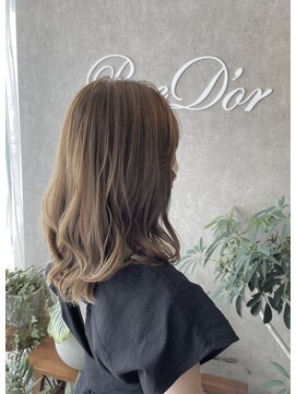 リュドール 池下(Rue D'or) 全体ハイライト×ベージュカラー