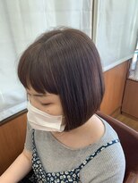 アメイジングヘアー 千歳店(AMAZING HAIR) モーブショートボブ