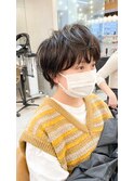 脱ペタンコ！トップにボリューム朝楽ショートパーマ【横浜】