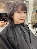 ロンド マーレ 天神大名店(Lond mare) 福岡くびレイヤーすたいる顔周りカットハイトーンカラー