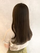アイディール 心斎橋店(:ideal)&nbsp;透明感あるカーキブラウン【髪質改善】トリートメント