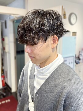 テトラ バイ ネオリーブ 横浜西口店(tetra by neolive) 波巻きスパイラルパーマメンズパーマメンズマッシュ☆横浜