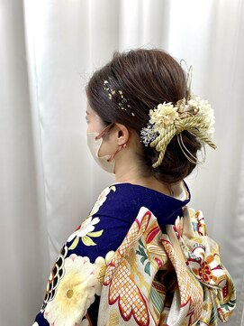 コアフィールドマサコ 北島店 成人式ダウンスタイル