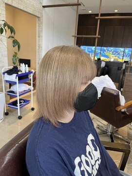 ラ メール ヘア デザイン(La mer HAIR DESIGN) ミルクティーベージュカラー