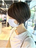 ふんわりショート小顔ヘア簡単スタイリングツヤ髪スタイリング