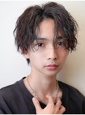 【セクシーセンターパート】波巻きスパイラル色気大人ヘア
