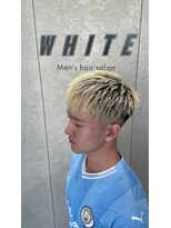 ホワイト(WHITE)&nbsp;フェード/スキンフェード/短髪