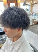 カット、ツイストスパイラルパーマ